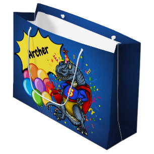 T-Rex Superheld 5th Birthday Groot Cadeauzakje