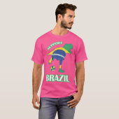 T-Rex Support Jersey 2018 Brazilië Voetbal Shirt v (Voorkant volledig)