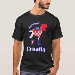 T Rex Support Jersey Kroatië Voetbal 2018 Jongens  T-shirt
