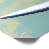 T Rex Surfen Poster (Hoek)