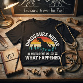 T-Rex T-shirt met grappige tekst 'Dinosauriërs gin