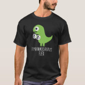 T Rex T Shirt Tyrannosaurus Flex (Voorkant)