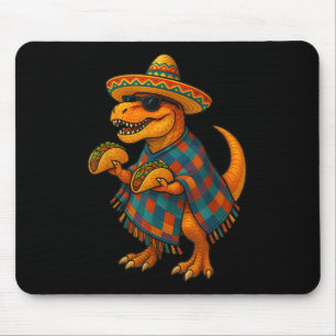 T-rex Taco Fiesta_ Cinco de Mayo Dino in Sombrero Muismat