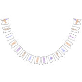 T-Rex Tan Leuke Verjaardag Jurassic Dinosaur Party Vlaggetjes (Alle)