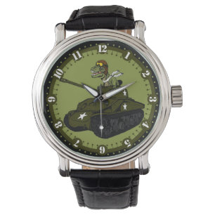 T Rex Tank Horloge