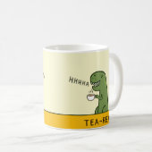 T-Rex Tea Rex grappige Dinosaur Koffiemok (Voorkant rechts)