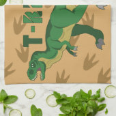 T-Rex Theedoek (Gevouwen)