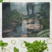 T-Rex Theedoek (Gevouwen)