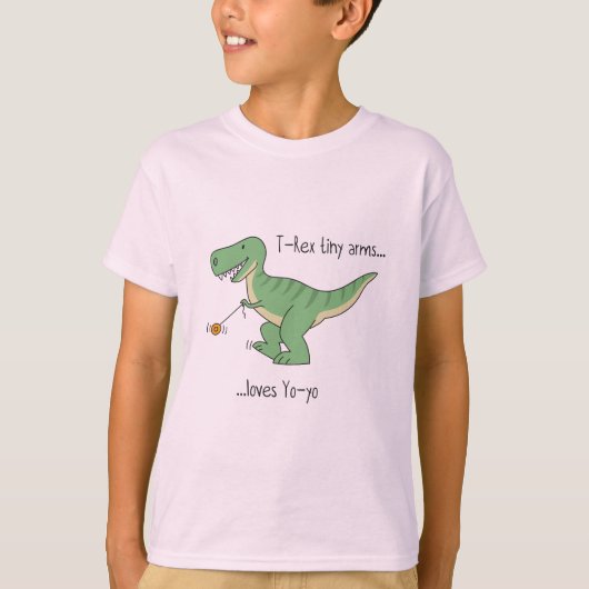 T-Rex tiny arms: Yo-yo T-shirt (Voorkant)