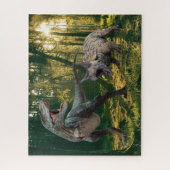 T.Rex-Triceratops Legpuzzel (Verticaal)
