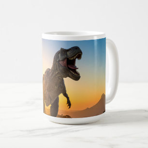 T-Rex-trui – Brullende dinosaurus Koffiemok