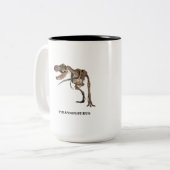 T Rex Tweekleurige Koffiemok (Voorkant links)