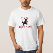 T-REX Tyrannosaurus Fight Club T-shirt (Voorkant)