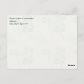 T-Rex Tyrannosaurus Rex Dinosaur Cartoon Kinder jo Briefkaart (Achterkant)