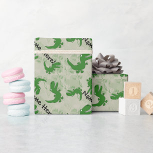 T-Rex Tyrannosaurus Rex Dinosaur Cartoon Kinder jo Cadeaupapier