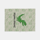 T-Rex Tyrannosaurus Rex Dinosaur Cartoon Kinder jo Fleece Deken (Voorkant (Horizontaal))