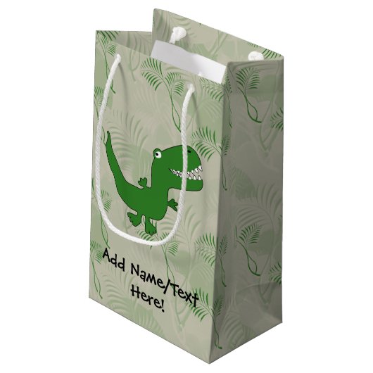 T-Rex Tyrannosaurus Rex Dinosaur Cartoon Kinder jo Klein Cadeauzakje (Achterkant Gekanteld)