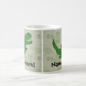 T-Rex Tyrannosaurus Rex Dinosaur Cartoon Kinder jo Koffiemok (Center)