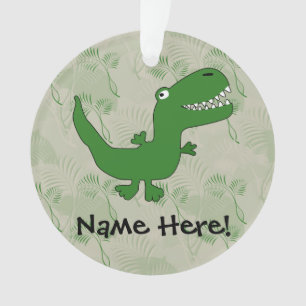 T-Rex Tyrannosaurus Rex Dinosaur Cartoon Kinder jo Ornament