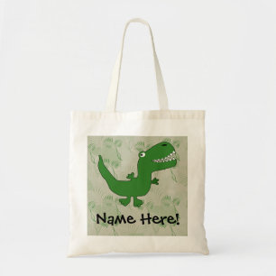 T-Rex Tyrannosaurus Rex Dinosaur Cartoon Kinder jo Tote Bag