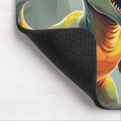 T-Rex Tyrannosaurus Rex Dinosaur Mousepad Muismat (Hoek)