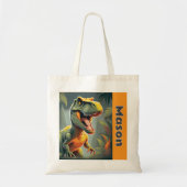 T-Rex Tyrannosaurus Rex Dinosaur Tote Bag (Voorkant)