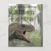 T-Rex Tyrannosaurus Rex Dinosaur Verjaardag Budget (Voorkant)