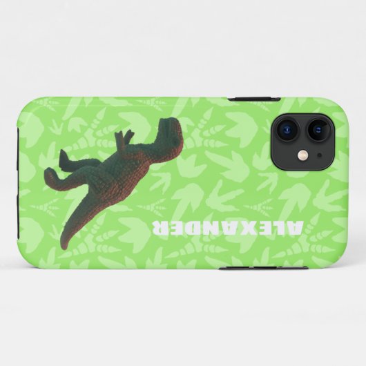 T-Rex Tyranosaurus Rex Speelgoed Dinosaur Heldergr Case-Mate iPhone Case (Achterkant (horizontaal))