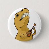 T-Rex Ukulele Button (Voorkant)