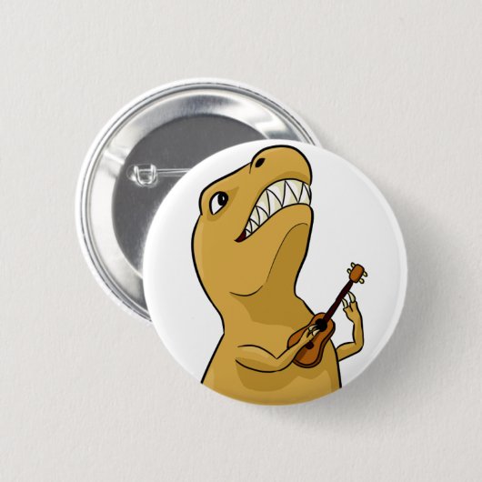 T-Rex Ukulele Button (Voorkant /achterkant)