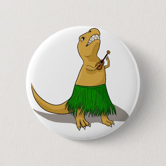 T-Rex Ukulele Button (Voorkant)