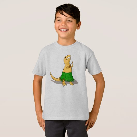 T-Rex Ukulele T-shirt (Voorkant volledig)