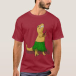 T-Rex Ukulele T-shirt<br><div class="desc">Het is een T-Rex die een Ukulele speelt</div>