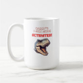 T-Rex Vader Modus Geactiveerd dinosaurus meme Koffiemok (Links)