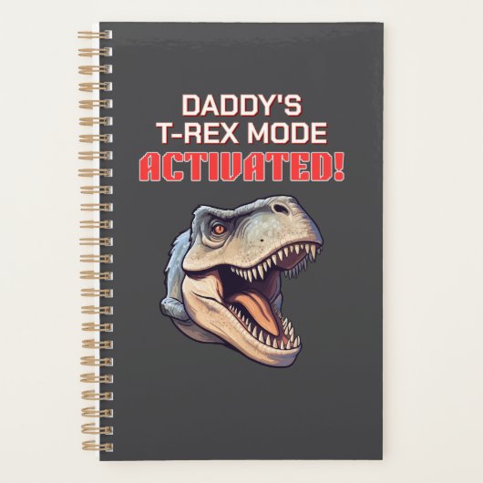 T-Rex Vader Modus Geactiveerd dinosaurus meme  Planner (Voorkant)