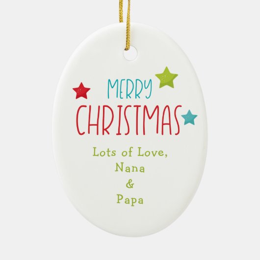 T-Rex Vakantie Lichten Kinder Kerst Keramisch Ornament (Achterkant)