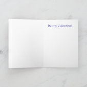 T-Rex Valentijn Feestdagen Kaart (Binnen)