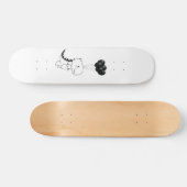 T-Rex vliegen met zwarte ballonnen Persoonlijk Skateboard (Horizontaal)