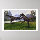 T-REX-VLUCHT POSTER (Voorkant)