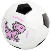 T Rex Voetbal - Roze (Drie kwart)