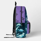 T-Rex Vrienden Fluorescerend Skelet Dinosaurussen Bedrukte Rugzak (Links)