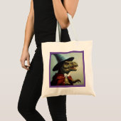 T Rex Wizard Tote Bag (Voorkant (product))