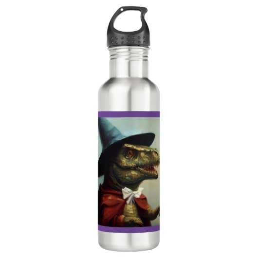 T Rex Wizard Waterfles (Voorkant)