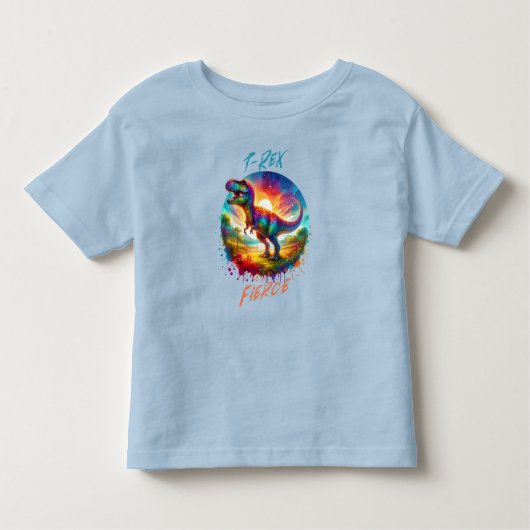 T-Rex Woest Kinder Shirts (Voorkant)