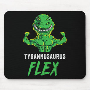 T Rex Workout Grappige Dinosaur Gym Halterofilie K Muismat