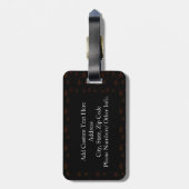 T-Rex wou dat ik deze bier kon Drinken Bagagelabel (Achterkant verticaal)