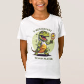 🎾🦕T-Rexcellent tennisspeler T-shirt (Voorkant)