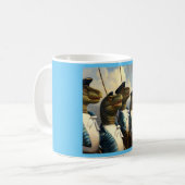 T Rexs matrozen Koffiemok (Voorkant links)