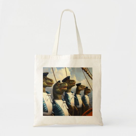 T Rexs matrozen Tote Bag (Voorkant)