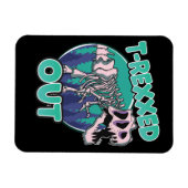 T-Rexxed Uit Dinosaur Magneet (Horizontaal)